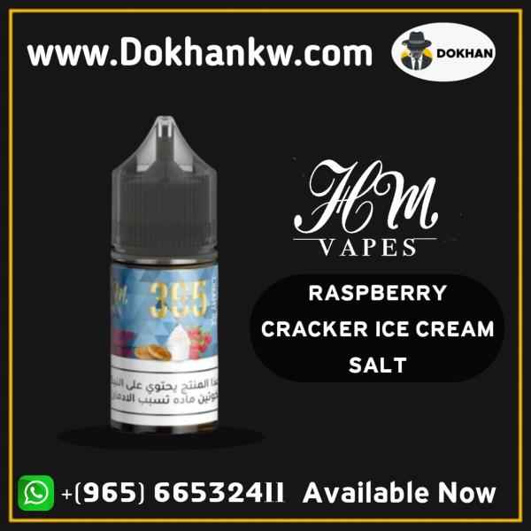 Raspberry Cracker Ice Cream 365 Days salt