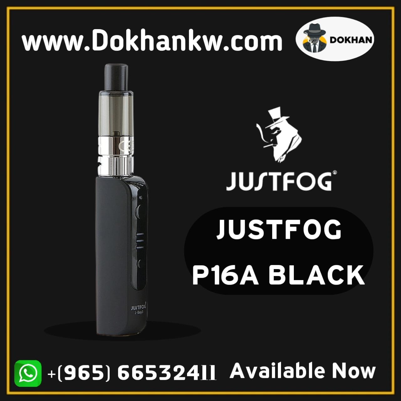 JUSTFOG P16A BLACK