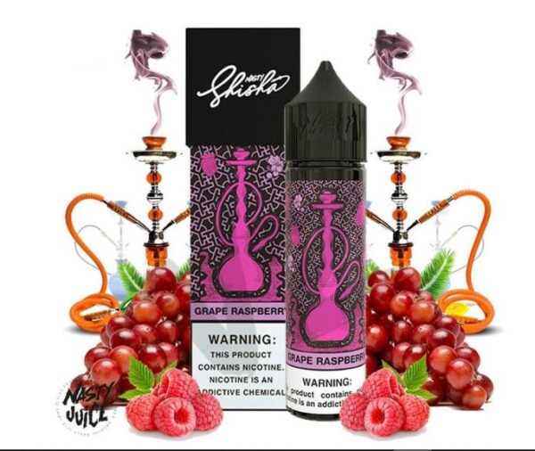 Nasty Shisha Grape Raspberry 60ml